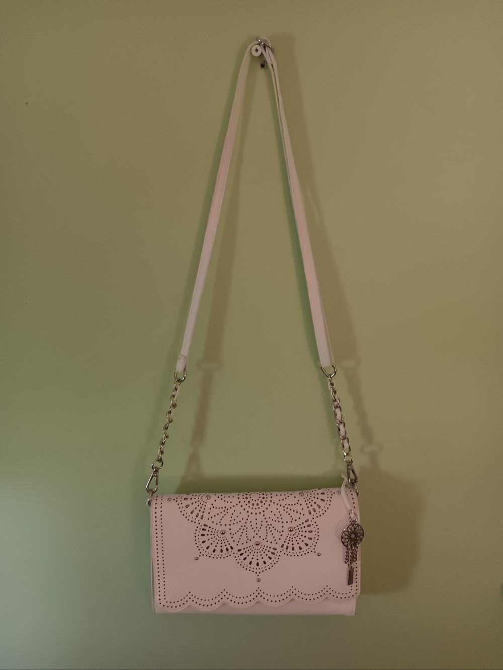 Nwot Jessica Simpson White Crossbody/clutch Bag